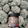 Jar of 'Ice Cream Cake' with buds in the background